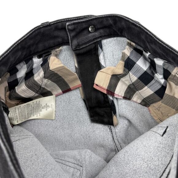 Burberry Brit Westbourne Skinny Jean In Black Size 28W - Picture 6 of 8